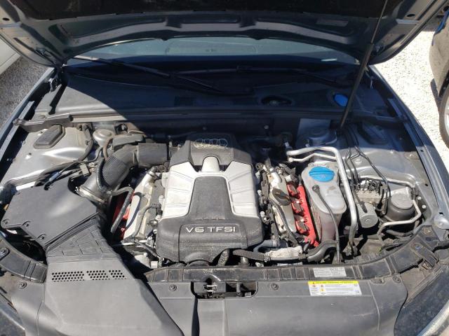 WAUVGAFH6BN005274 - 2011 AUDI S5 PRESTIG GRAY photo 7