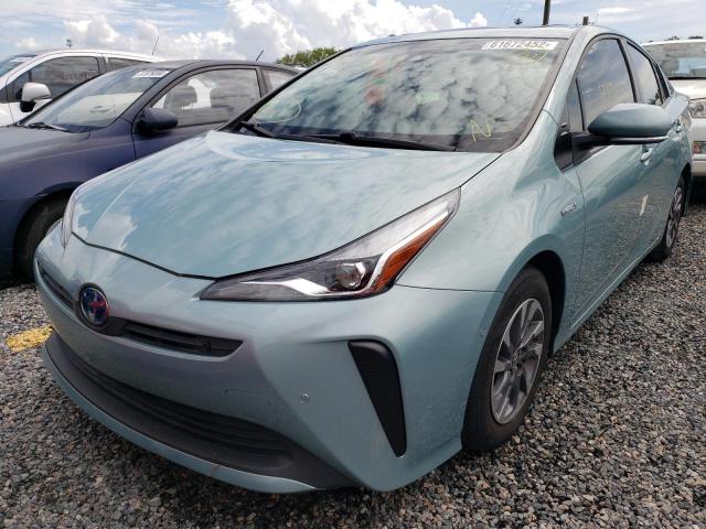 JTDKAMFU2M3146573 - 2021 TOYOTA PRIUS SPEC GREEN photo 2