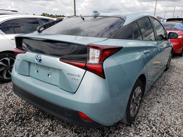 JTDKAMFU2M3146573 - 2021 TOYOTA PRIUS SPEC GREEN photo 4