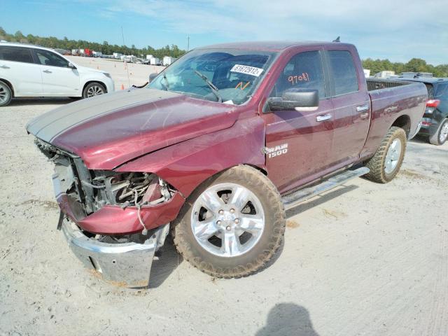 1C6RR7GT9HS578918 - 2017 RAM 1500 SLT BURGUNDY photo 2