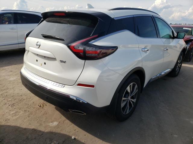 5N1AZ2BJ9LN119180 - 2020 NISSAN MURANO SV WHITE photo 4