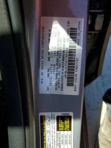 JM1BL1L31D1789478 - 2013 MAZDA SPEED 3  photo 10