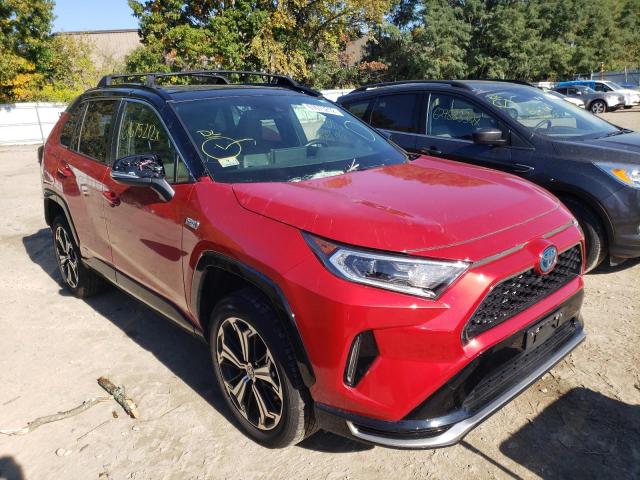 JTMEB3FV6MD005268 - 2021 TOYOTA RAV4 PRIME RED photo 1