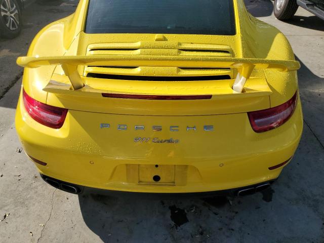 WP0AD2A93ES166896 - 2014 PORSCHE 911 TURBO YELLOW photo 7