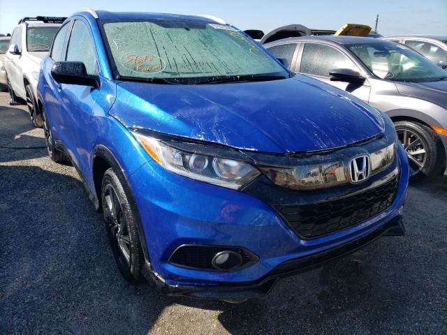 3CZRU5H11MM721933 - 2021 HONDA HR-V SPORT BLUE photo 1