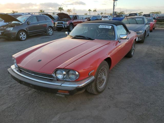 SAJNW4849LC167707 - 1990 JAGUAR XJS RED photo 2