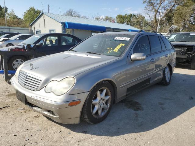 WDBRH81J03F411937 - 2003 MERCEDES-BENZ C 240 SPOR SILVER photo 2