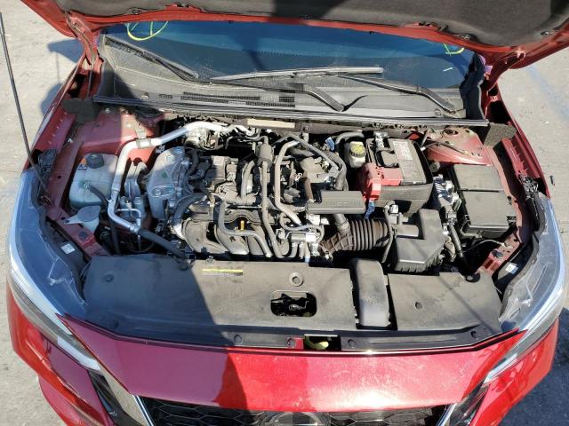 3N1AB8DV6MY257200 - 2021 NISSAN SENTRA SR RED photo 7