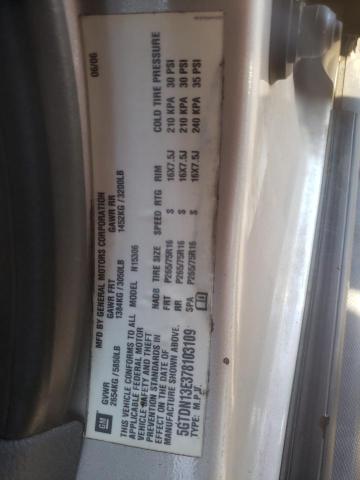 5GTDN13E378103109 - 2007 HUMMER H3 SILVER photo 10