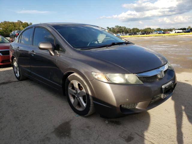 19XFA1F61BE037495 - 2011 HONDA CIVIC LX-S GRAY photo 1