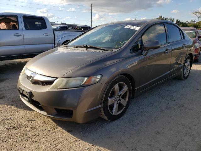 19XFA1F61BE037495 - 2011 HONDA CIVIC LX-S GRAY photo 2