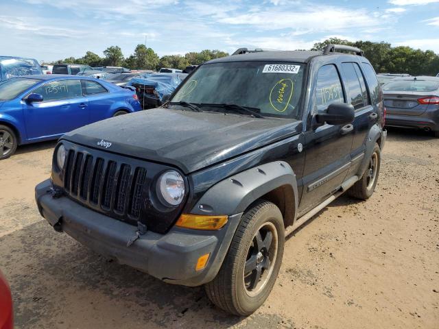 1J4GL38K86W173794 - 2006 JEEP LIBERTY RE BLACK photo 2
