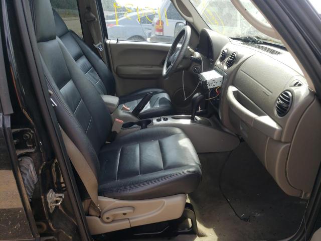 1J4GL38K86W173794 - 2006 JEEP LIBERTY RE BLACK photo 5