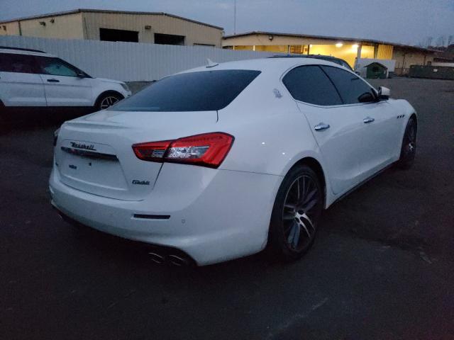 ZAM57YTA4J1271106 - 2018 MASERATI GHIBLI S WHITE photo 4