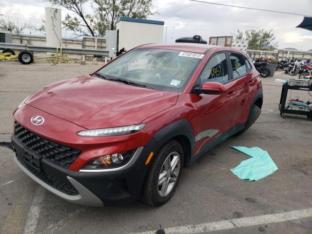 KM8K22AB0NU762349 - 2022 HYUNDAI KONA SEL RED photo 2