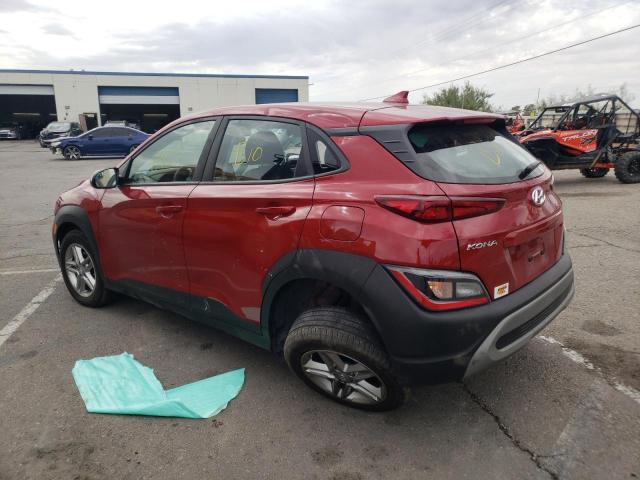 KM8K22AB0NU762349 - 2022 HYUNDAI KONA SEL RED photo 3