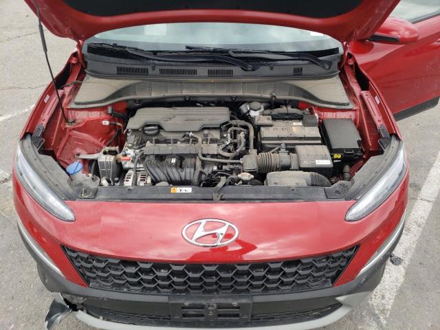 KM8K22AB0NU762349 - 2022 HYUNDAI KONA SEL RED photo 7