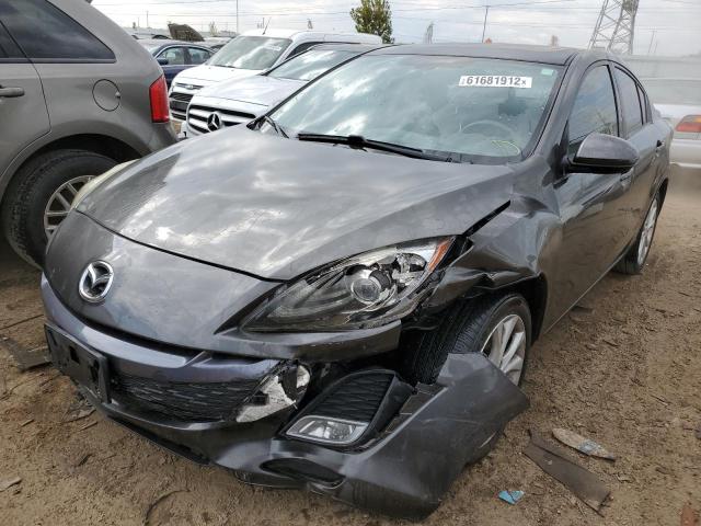 JM1BL1U57B1470468 - 2011 MAZDA 3 S GRAY photo 2