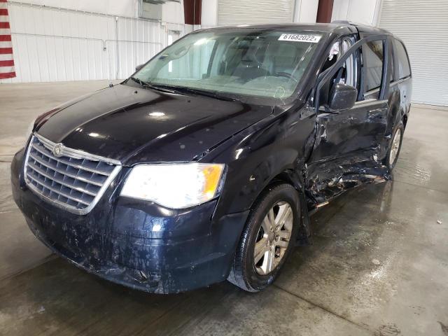 2D4RN5DG8BR750349 - 2011 DODGE CARAVAN BLUE photo 2