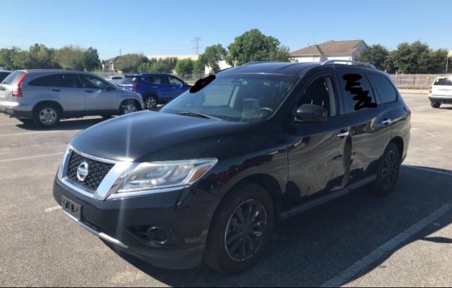 5N1AR2MN3EC732748 - 2014 NISSAN PATHFINDER BLACK photo 2