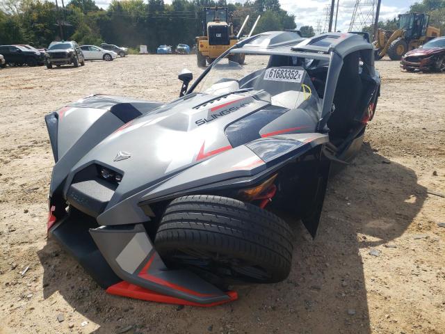 57XAAPFA1J8128090 - 2018 POLARIS SLINGSHOT GRAY photo 2