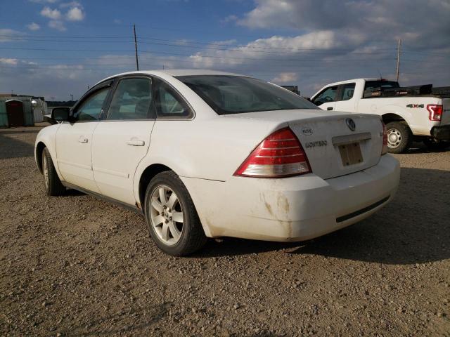 1MEFM41105G617117 - 2005 MERCURY MONTEGO LU WHITE photo 3