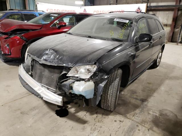 2A8GF78X88R608186 - 2008 CHRYSLER PACIFICA L BLACK photo 2