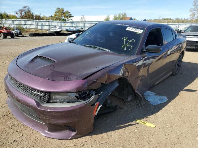 2C3CDXCT0LH228522 - 2020 DODGE CHARGER R/ PURPLE photo 2