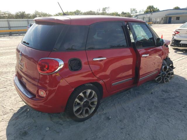 ZFBCFACHXEZ010317 - 2014 FIAT 500L LOUNG RED photo 3