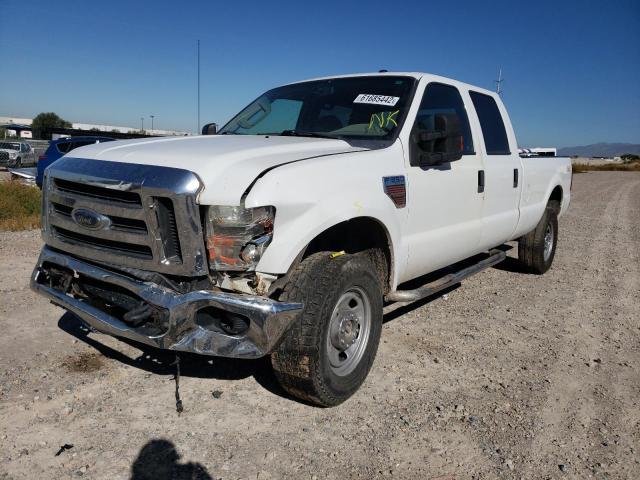 1FTWW3BR2AEA64857 - 2010 FORD F-350 SUPE WHITE photo 2