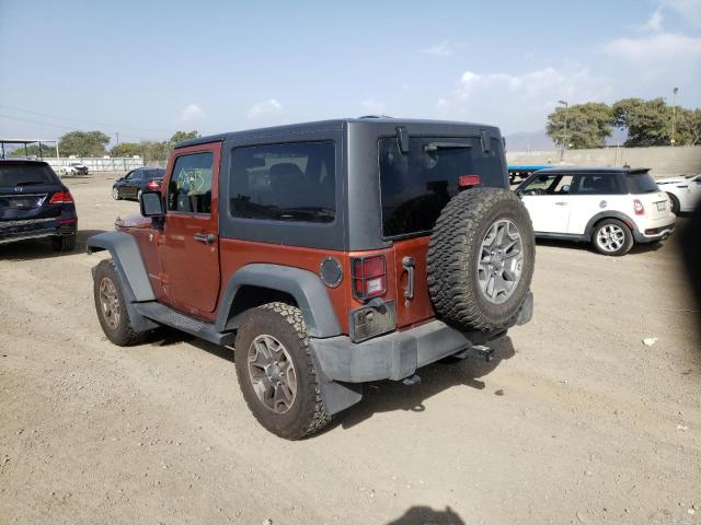 1C4BJWCG5EL301855 - 2014 JEEP WRANGLER R RED photo 3