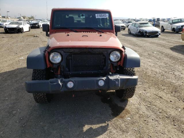 1C4BJWCG5EL301855 - 2014 JEEP WRANGLER R RED photo 9