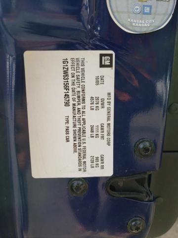 1G1ZW63156F145790 - 2006 CHEVROLET MALIBU MAX 蓝色 照片 10