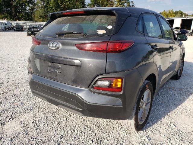 KM8K12AAXKU260762 - 2019 HYUNDAI KONA SE BLUE photo 4