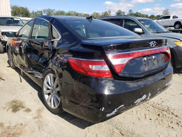 KMHFH4JG7GA523912 - 2016 HYUNDAI AZERA LIMI BLACK photo 3