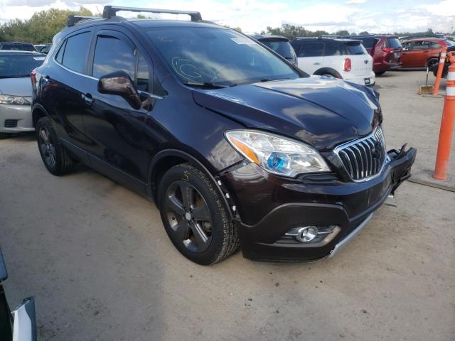 KL4CJCSBXDB192557 - 2013 BUICK ENCORE BURGUNDY photo 1