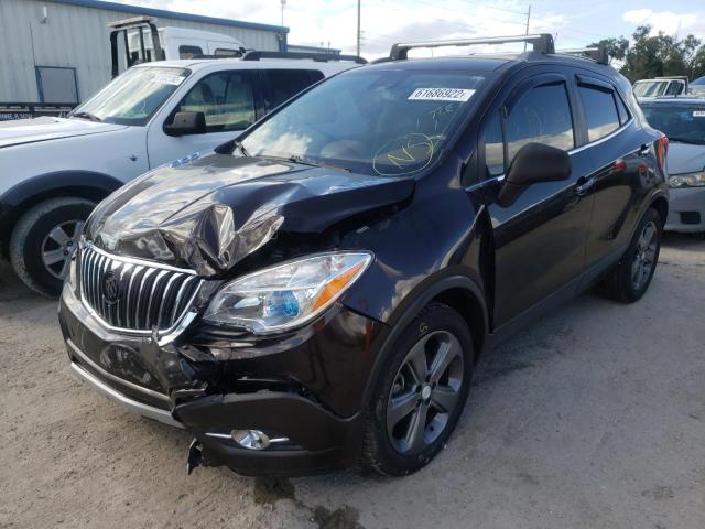 KL4CJCSBXDB192557 - 2013 BUICK ENCORE BURGUNDY photo 2