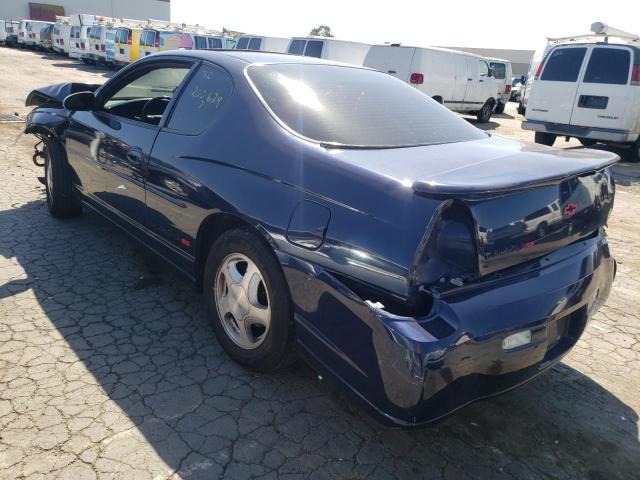 2G1WX15K619334118 - 2001 CHEVROLET MONTE CARL BLUE photo 3