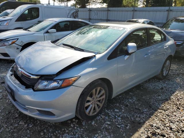 2HGFB2F92CH547889 - 2012 HONDA CIVIC EXL 蓝色 照片 2