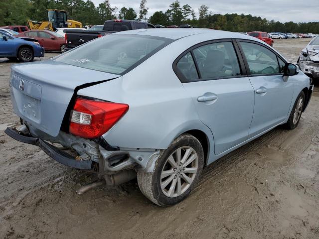 2HGFB2F92CH547889 - 2012 HONDA CIVIC EXL 蓝色 照片 4