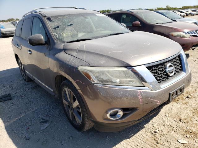 5N1AR2MN6DC614708 - 2013 NISSAN PATHFINDER BROWN photo 1