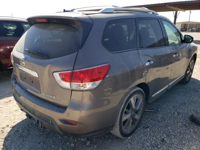 5N1AR2MN6DC614708 - 2013 NISSAN PATHFINDER BROWN photo 4