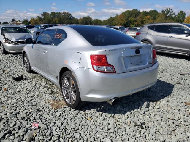 JTKJF5C79B3004776 - 2011 TOYOTA SCION TC 银色 照片 3