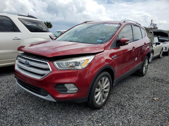 1FMCU0JD5HUF02764 - 2017 FORD ESCAPE TIT RED photo 2