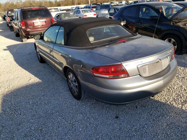 1C3EL65R36N178945 - 2006 CHRYSLER SEBRING LI GRAY photo 3