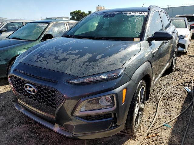 KM8K33A50JU099999 - 2018 HYUNDAI KONA LIMIT GRAY photo 2