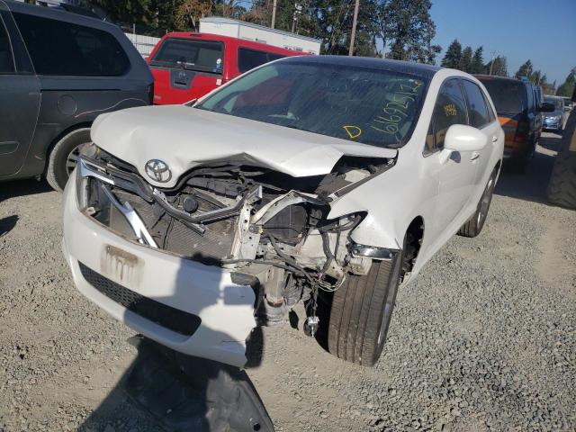 4T3BK3BB2AU043092 - 2010 TOYOTA VENZA WHITE photo 2