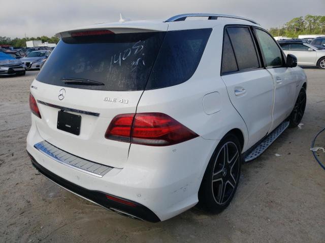 4JGDA6EB3JB030610 - 2018 MERCEDES-BENZ GLE 43 AMG WHITE photo 4