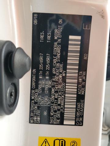 JTJYARBZ0K2132230 - 2019 LEXUS NX 300 BAS 白色 照片 10