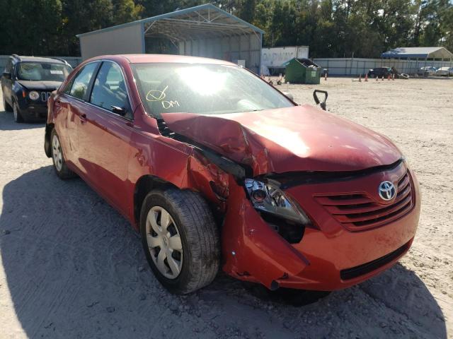 4T1BE46K17U068672 - 2007 TOYOTA CAMRY CE RED photo 1